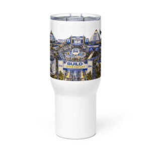Build Shreveport Travel mug with a handle